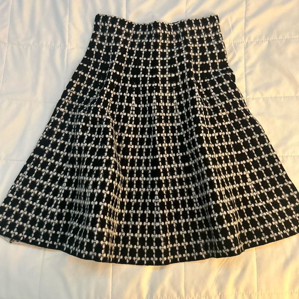 Vila Milano Black and White Skirt